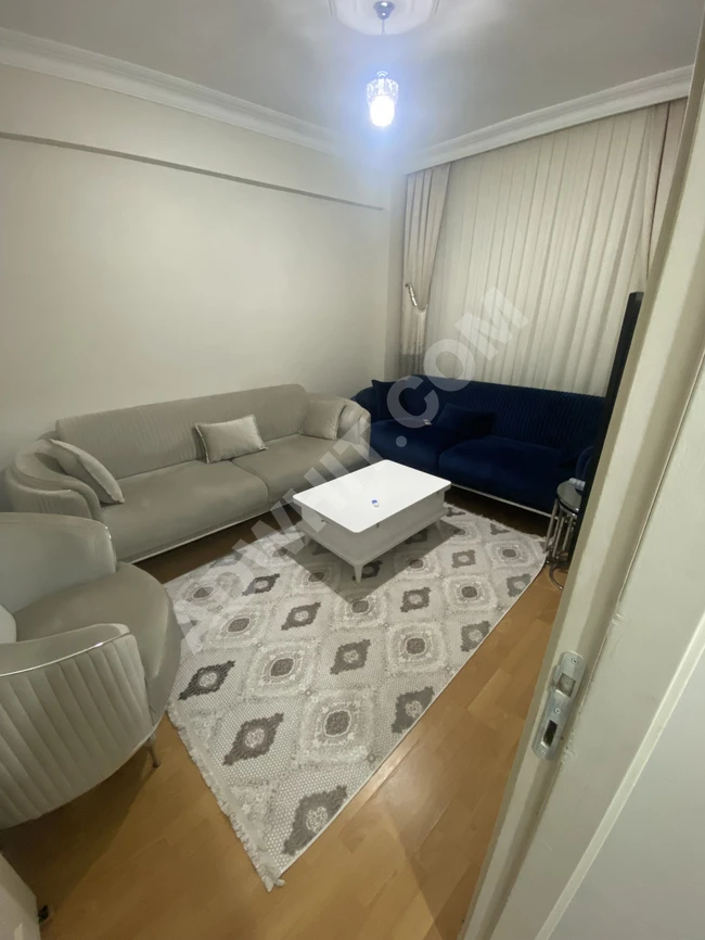 2+1 apartment with an area of 70 square meters on the ground floor of LİDYA EMLAK