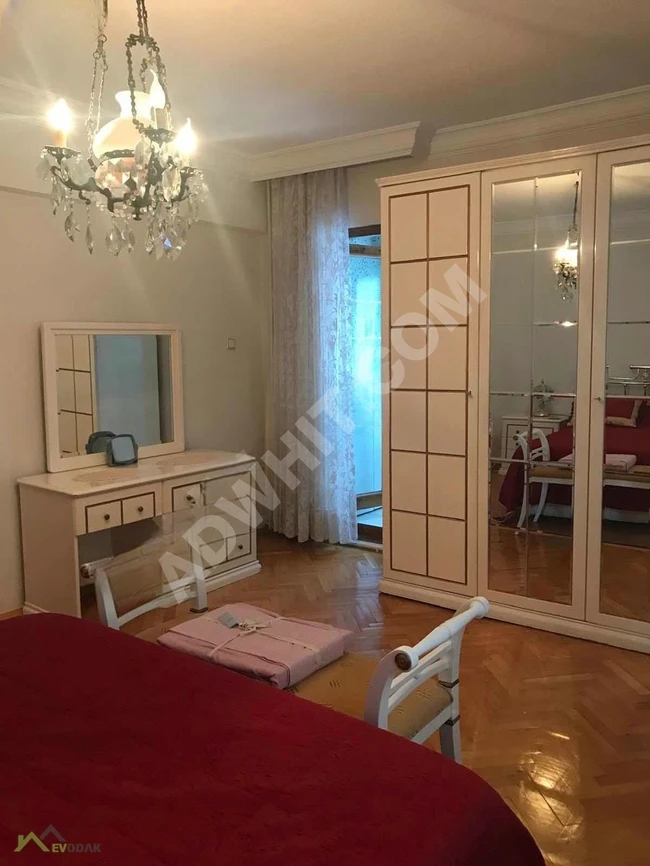 3+1 furnished apartment for rent near ACIBADEM hospital and consulates.