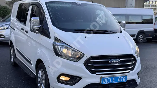 FORD TRANSIT CUSTOM, 2018 model, new style, 170 horsepower, 166,000 km mileage, no defects, loan available - from DİCLE