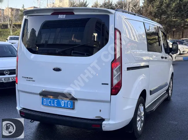 FORD TRANSIT CUSTOM, 2018 model, new style, 170 horsepower, 166,000 km mileage, no defects, loan available - from DİCLE