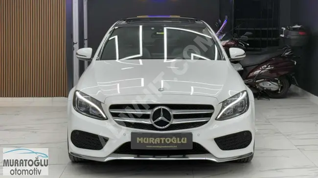 MERCEDES C200D AMG car, model 2016, free of defects and the paintwork is without dents.