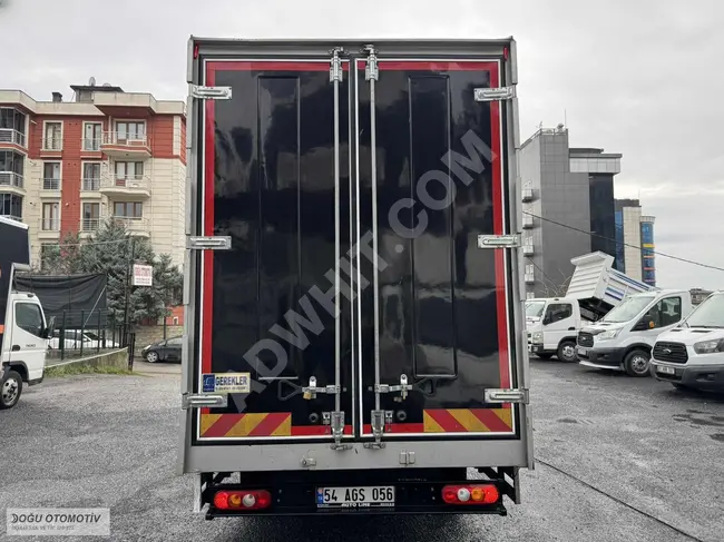 Ford Trucks model 2019 truck without defects with a box for moving furniture 350M with a screen