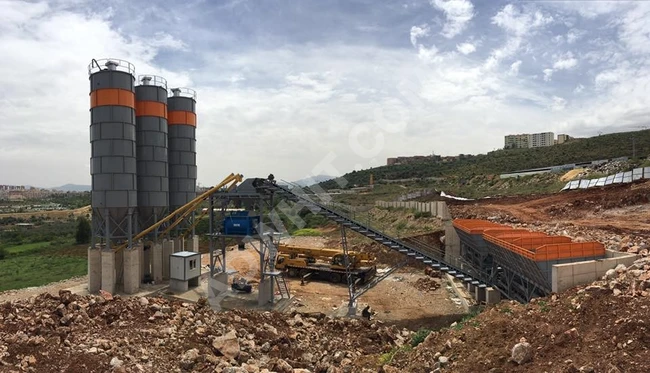 MRM 110S fixed ready-mix concrete plant