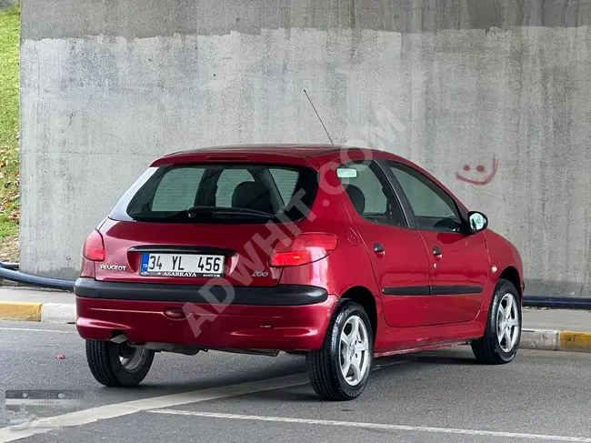 1999 - PEUGEOT 206 - حزمة GÜVENLİK - مسافة مقطوعة 183000 كم - غاز - وسادتين هوائية