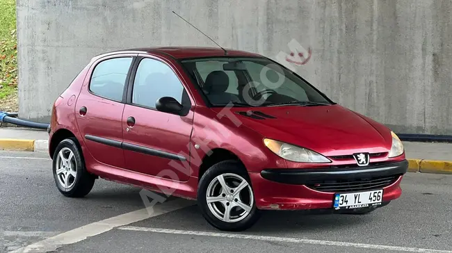 1999 - PEUGEOT 206 - حزمة GÜVENLİK - مسافة مقطوعة 183000 كم - غاز - وسادتين هوائية