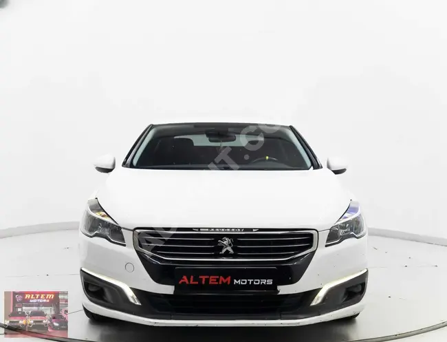 PEUGEOT 508 1.6BLUEHDI EAT6 موديل 2015مع مقاعد جلدية ونظام صوتي.