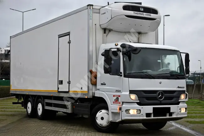 MERCEDES-BENZ ATEGO 2124 model 2016 THERMOKİNG unparalleled cooler with lift carries 21 pallets