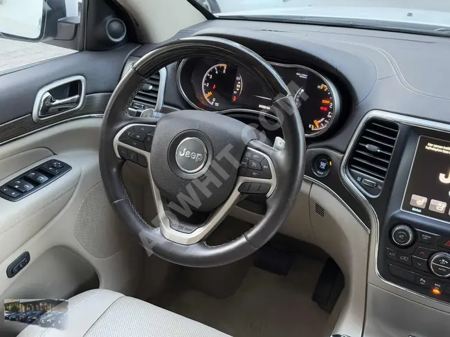 GRAND CHEROKEE 3.0 CRD OVERLAND 2014 - من الوكيل , بعداد 96.000 كم فقط