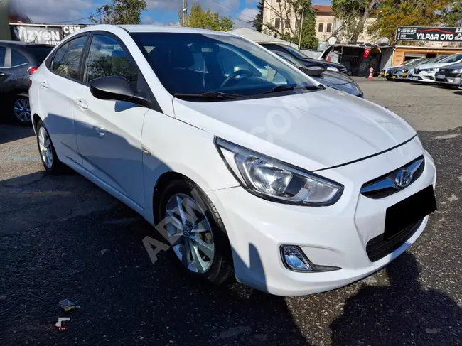 Hyundai Accent Blue Car, Model 2017