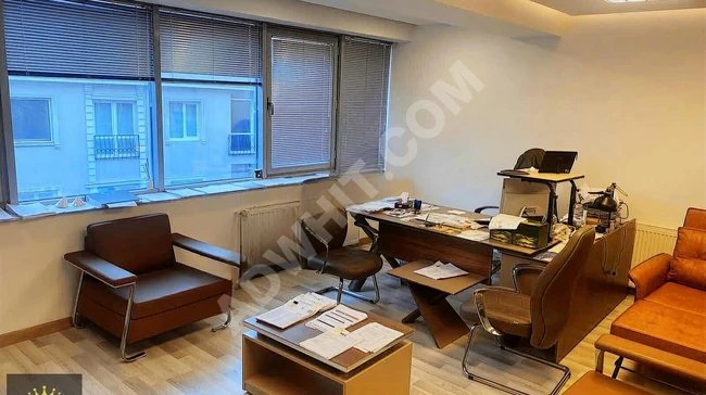 Office for rent in a business center from KG EMLAK, 7 minutes away from the metro and metrobus.