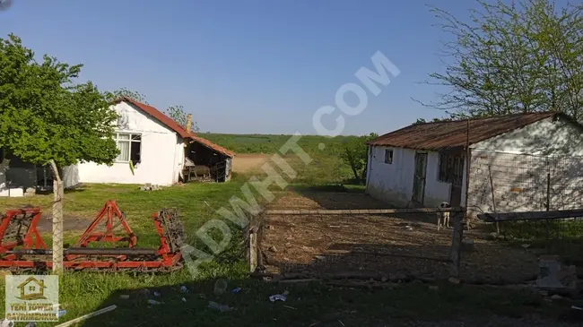 EDİRNE UZUNKÖPRÜ DE 1582 m2 ARSASI İLE SATILIK ÇİFTLİK EVİ