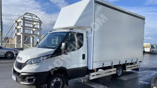 IVECO DALY شاحنة صغيرة 98.000 كم أصلي بصندوق بستارة منزلقة