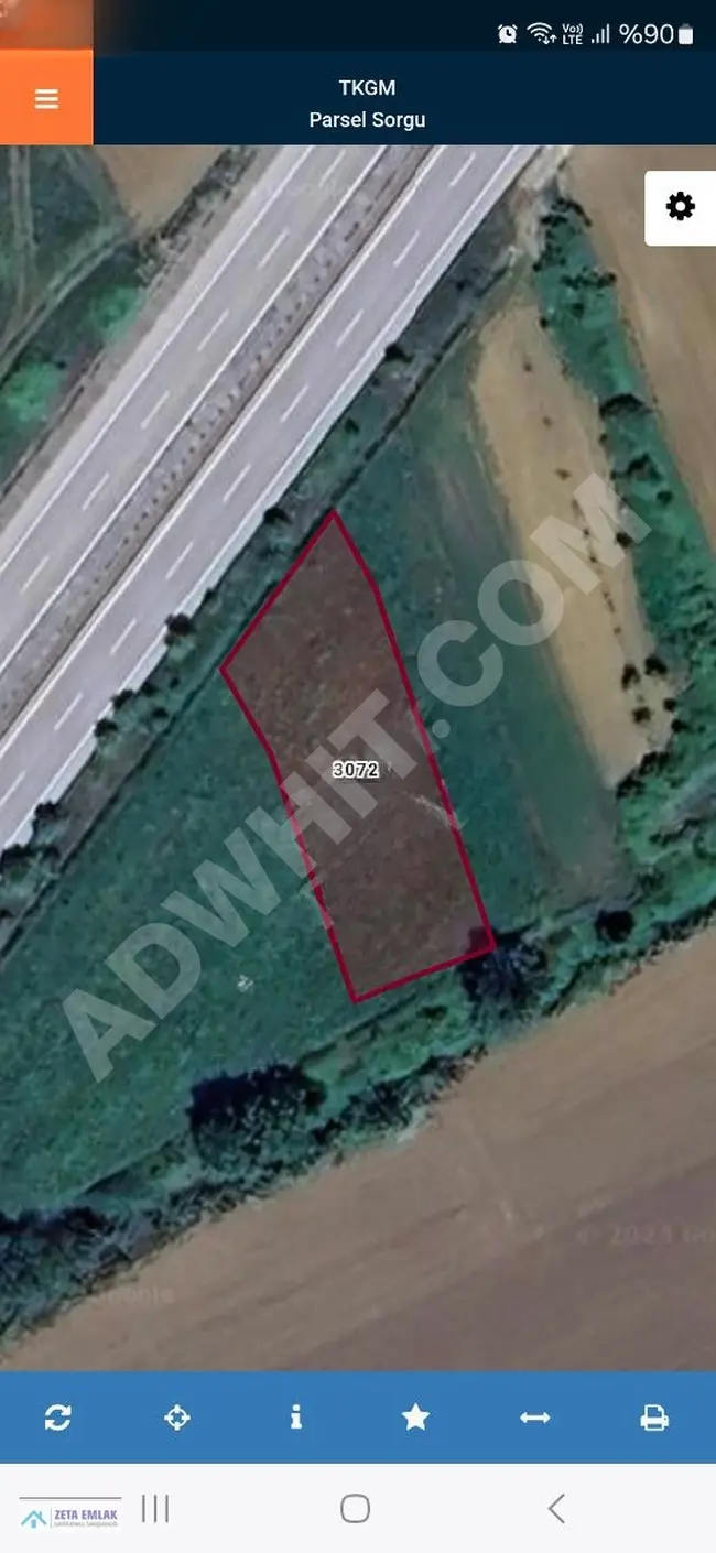 Investment opportunity land on the asphalt road in Sakarya Kaynarca.