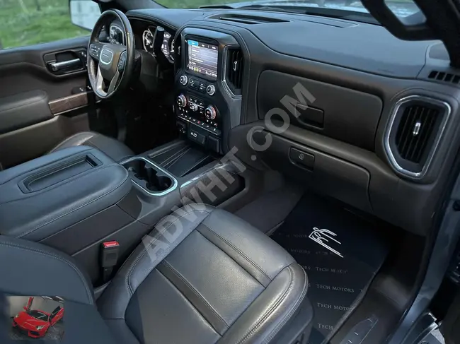 سيارة  GMC Sierra 3.0 L مودبل 2021  بدون عيوب، مزود بشاشة عرض على الزجاج الأمامي، ونظام BOSE الصوتي، و4 تدفئات وتبريد، و النقطة العمياء.