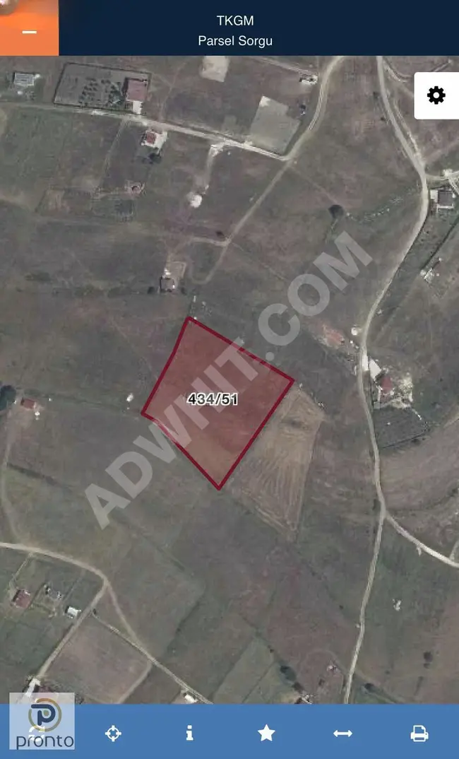 Investment land in ÇATALCA FATİH district by PRONTO