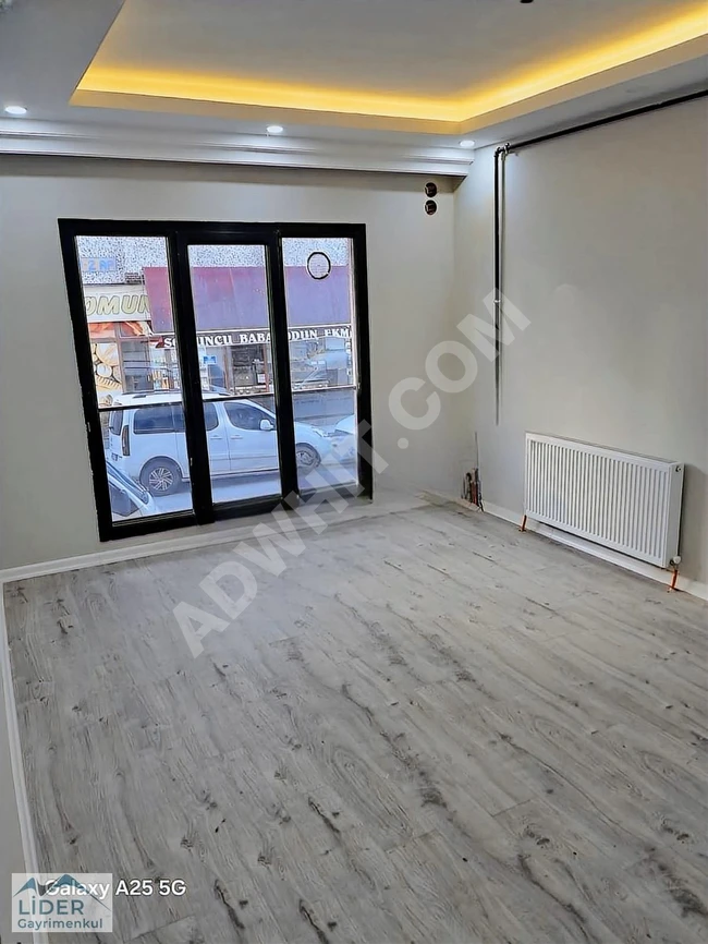 1+1 apartment with an area of 70 square meters, high entrance, for rent in a new building in Yeşilova neighborhood