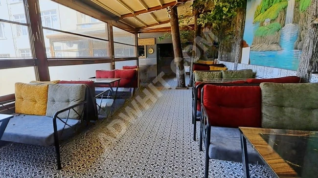 A café for rent by transfer, consisting of 3 floors in the ATATÜRK neighborhood.