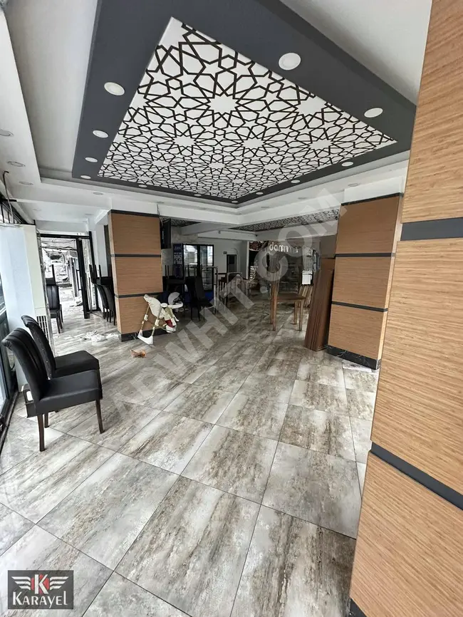 180 sqm shop for rent with a wide view on GAZİOSMANPAŞA Street.