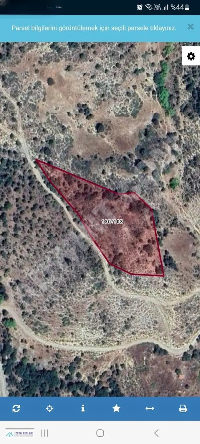 Land with a 5% urban planning for sale in Bursa Büyükorhanlı.