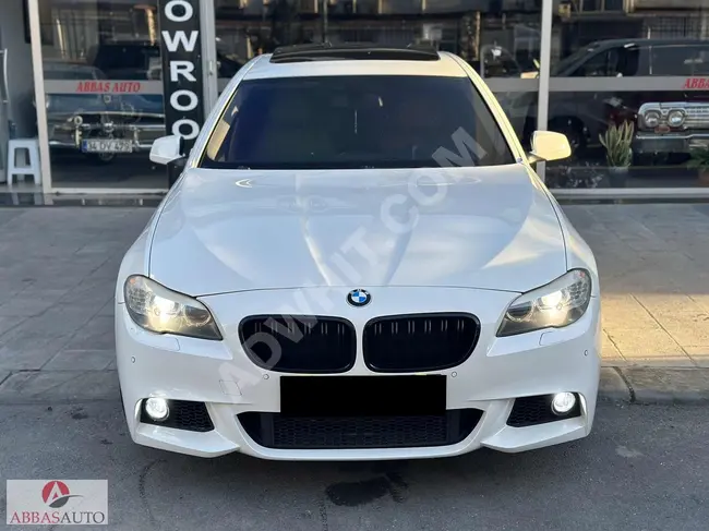 BMW 5.20d M SPORT COBRA ناقل حركة /F1 + مقودM  + شاشة NBT + ستارة مقعد خلفي كامل مواصفات