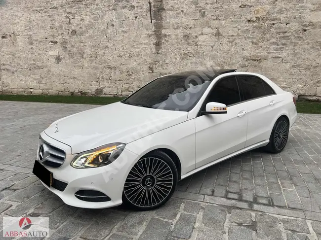 MERCEDES E180 ELİTE بسقف زجاجي + مصابيح LED + تدفئة المقاعد، كاملة مواصفات  بدون عيوب