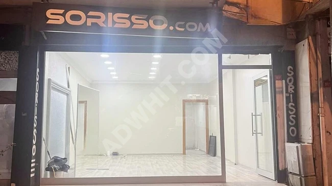 Shop for rent, composed of two sections with an area of 40m² in the ÇINAR neighborhood.