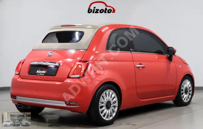 سيارة FIAT 500 CABRIO  موديل 2016 بدون عيوب أو طلاء أو حوادث منBİZ OTO