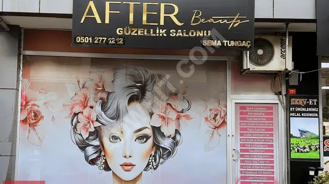 Beauty center and hair salon lease transfer on the main street in ÜMRANİYE