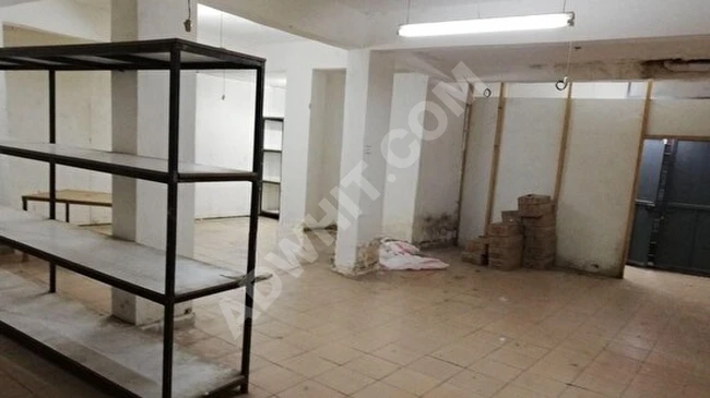 Commercial space on the basement floor for rent in Küçükçekmece Sultan Murat