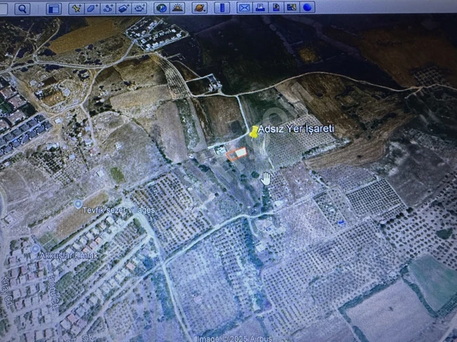 A licensed plot of land measuring 519 square meters in the Aydın Didim Hisar district.