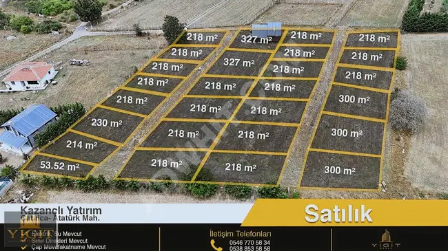 ÇATALCA BİNKILIÇTA'TA SATILIK 220M PARSELLER