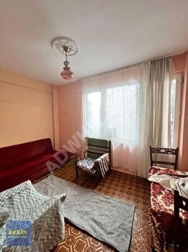 1+1 furnished apartment on the third floor, located on Hortumcu Street near the last station.