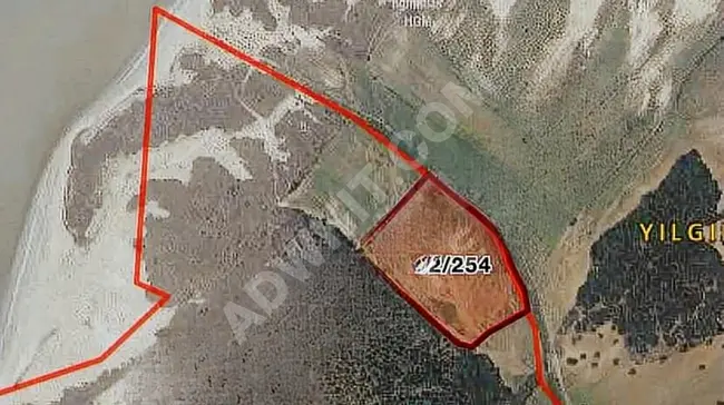 Agricultural land for sale in the village of Canakkale Eceabat Buyukanafarta