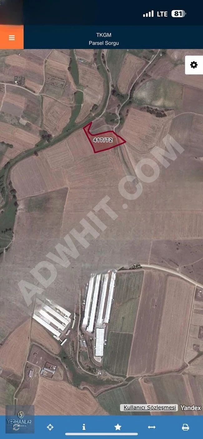 A plot of land measuring 500 square meters in a beautiful location next to the factory in SILIVRI DEĞİRMENKÖY.