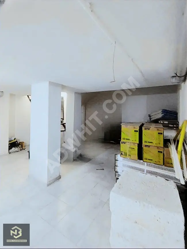 New commercial space consisting of two floors with an area of 200 square meters for sale on Feritselimpaşa Street.