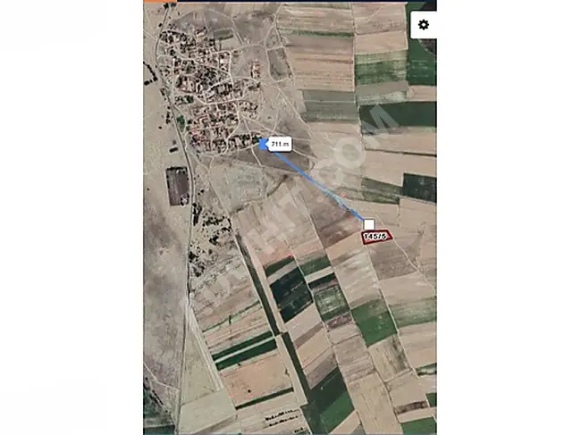 Agricultural land for sale, with an area of 7,907 square meters, in ESKİŞEHİR ÇİFTELER ZAFERHAMİT VILLAGE.