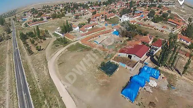 Agricultural land for sale, with an area of 7,907 square meters, in ESKİŞEHİR ÇİFTELER ZAFERHAMİT VILLAGE.