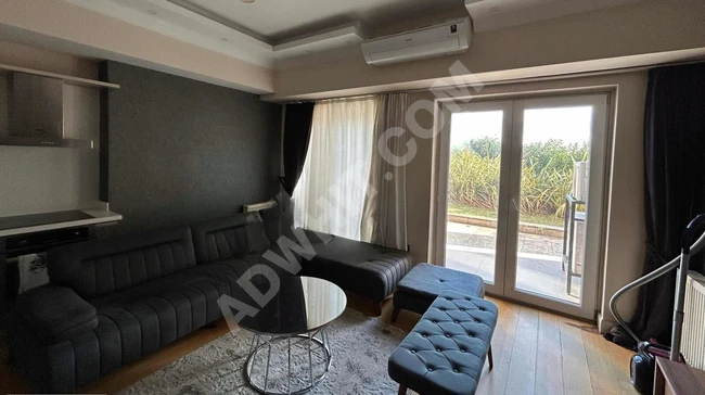 1+1 Duplex Apartment for Rent with a Usable Garden within VİAPORT VENEZİA Complex