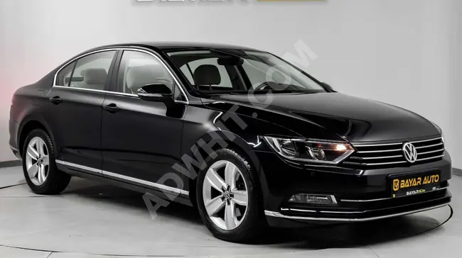 سيارة VOLKSWAGEN PASSAT 2.0 TDI بلا حوادث ولا تغيير، لون أسود من الداخل بيج