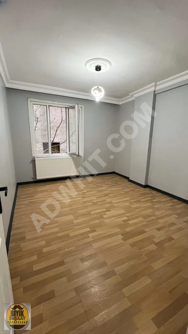 3+1 apartment with a master bathroom and housing license suitable for loans in Hürriyet neighborhood.