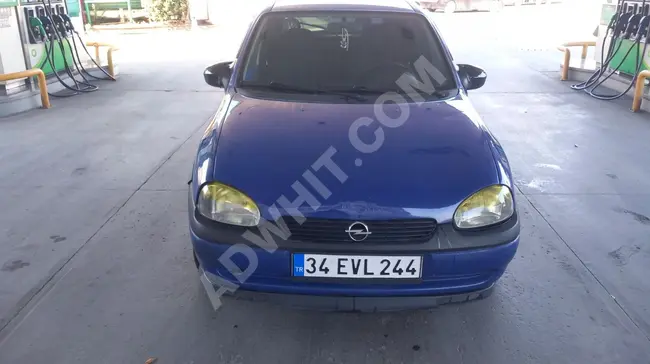 سيارة OPEL CORSA 1.2 موديل99 تعمل بالغاز الطبيعي LPG ، إمكانية التبادل و التقسيط باستخدام البطاقة الائتمانية.