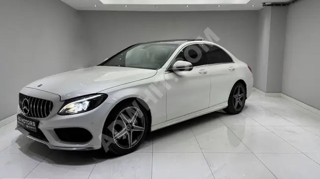 سيارة MERCEDES C200 D BLUETEC موديل 2017 حزمة AMG