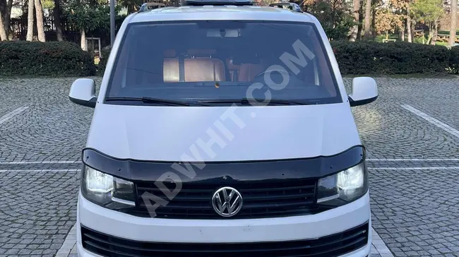 VOLKSWAGEN TRANSPORTER 2.0TDİ  موديل2017 زجاجي 9+1 تجهيزات VIP عداد   175 كم