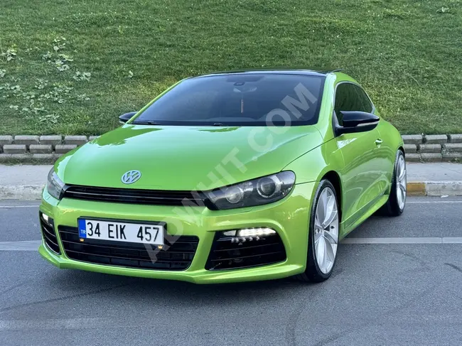 سيارة Scirocco 1.4 TSi موديل 2013 بقوة 160 حصان لون أخضر - بدون خطأ - دون تغيير - بدون سجل مرور