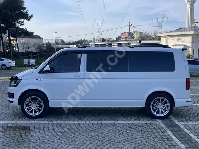 VOLKSWAGEN TRANSPORTER 2.0TDİ  موديل2017 زجاجي 9+1 تجهيزات VIP عداد   175 كم