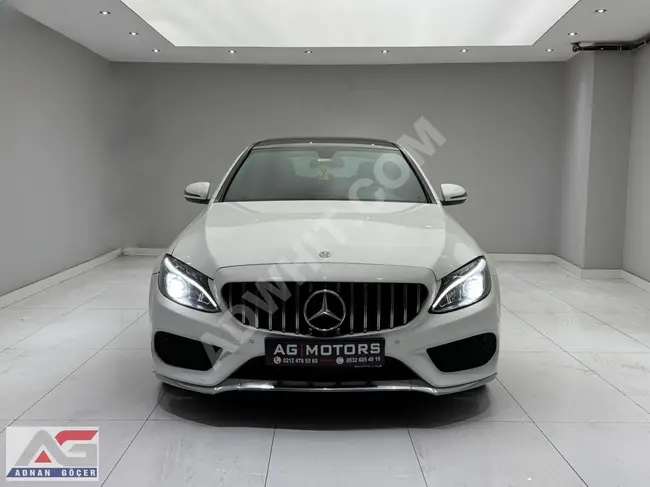 سيارة MERCEDES C200 D BLUETEC موديل 2017 حزمة AMG