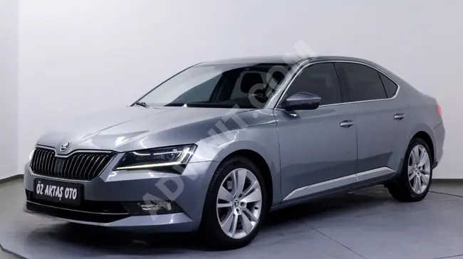 سيارة Skoda Superb Style موديل 2015 أتوماتيك فقط 103,000 كم صيانة  في الخدمة