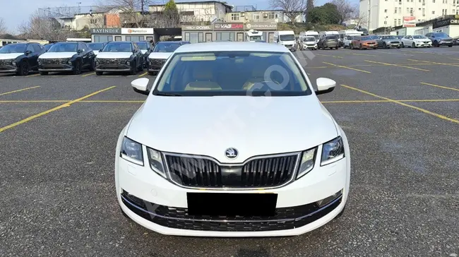 سيارةSKODA OCTAVİA 1.6TDİ موديل  2019 بمحرك ديزل 1.6 بقوة 115 حصان بناقل حركة أوتوماتيكي طراز STYLE  و، 39000 كم