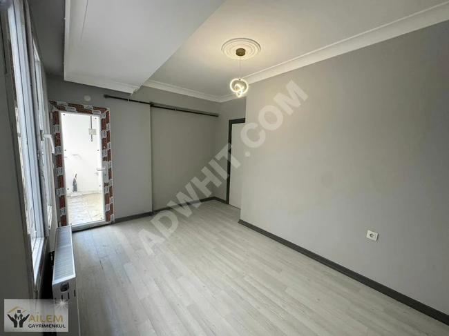 1+1 ground floor apartment opportunity in a new building in the MEHTERÇEŞME neighborhood.