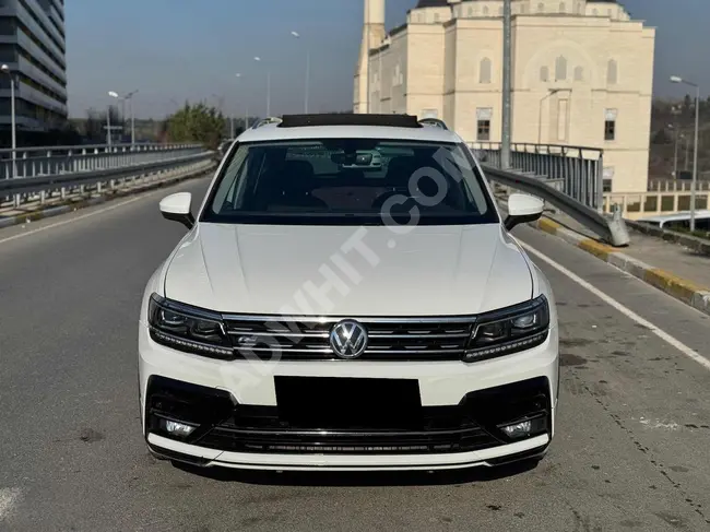 سيارة VW TİGUAN 1.4TSI موديل 2017  R LİNE+سقف زجاجي+صندوق أمتعة كهربائي+بدون طلاء